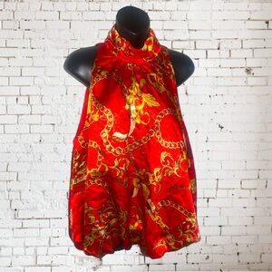 NEW💕Women’s Mock Neck Satin Blouse